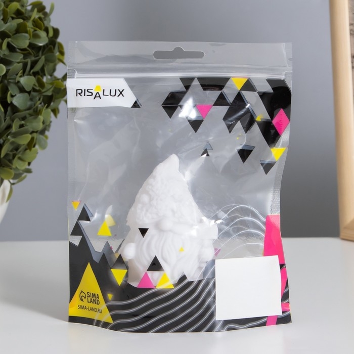 Ночник Ночник "Гном" 2Вт LED LR44 белый 4,5х5,5х9см