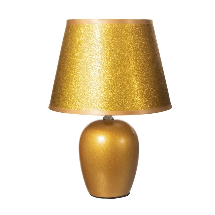 Настольная лампа Настольная лампа "Яра" Е14 40Вт золото 21х21х31 см RISALUX