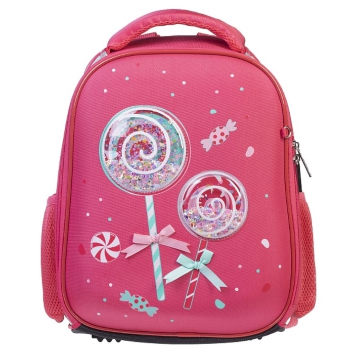 Рюкзак каркасный 35 х 27 х 13 см, Hatber Ergonomic Mini Рюкзак каркасный 35 х 27 х 13 см, Hatber Ergonomic Mini "Sweets" NRk_86022