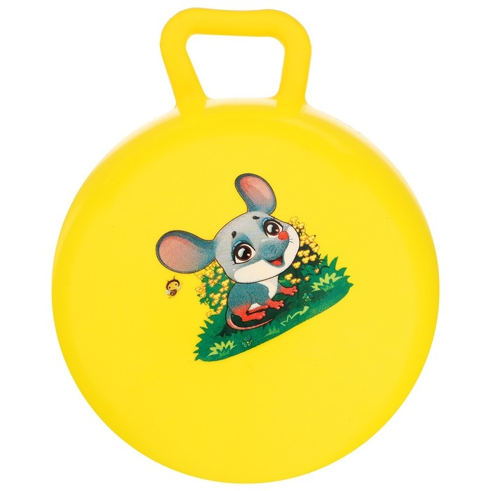 Мяч детский с ручками, d=15 см, цвет МИКС Мяч детский с ручками, d=15 см, цвет МИКС