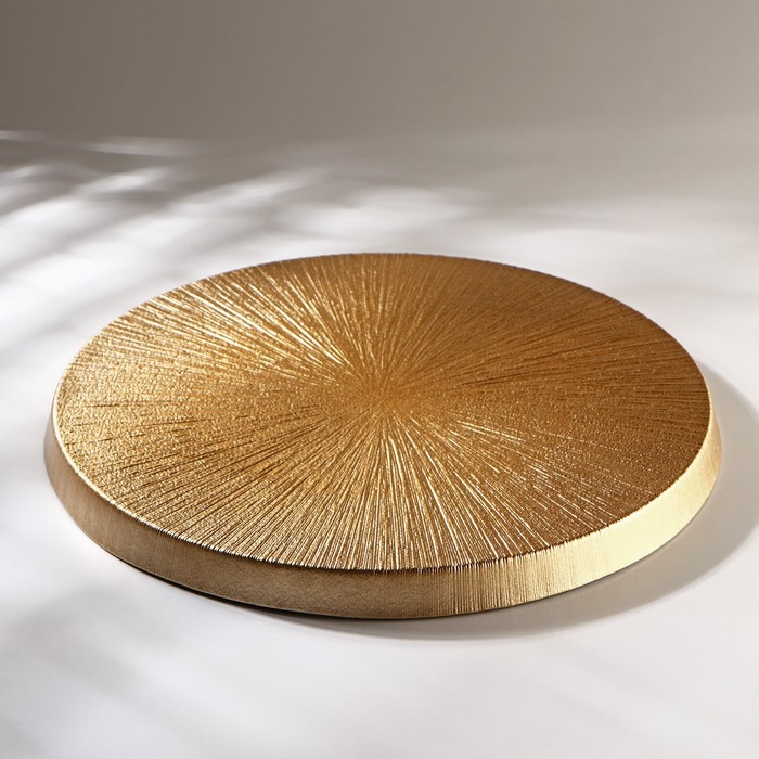 Блюдо с бортом Victoria Marrone, d=32 см, цвет бронзовый Блюдо с бортом Victoria Marrone, d=32 см, цвет бронзовый