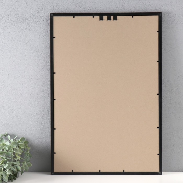 Фоторамка пластик Фоторамка пластик "Стиль коричневый" 40х60 см, коричневый