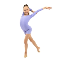 Купальник для гимнастики и танцев Grace Dance, р. 32, цвет сирень