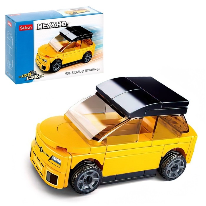 Конструктор Механо &laquo;Тачка&raquo;, инерция, 61 деталь