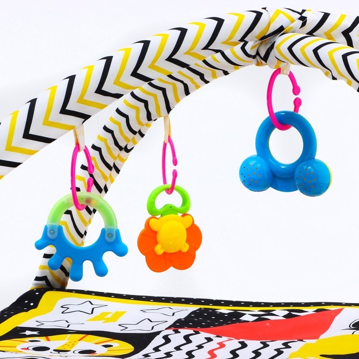 Развивающий коврик с дугами по методике Гленна Домана, 85х85 см, Крошка Я Развивающий коврик с дугами по методике Гленна Домана, 85х85 см, Крошка Я