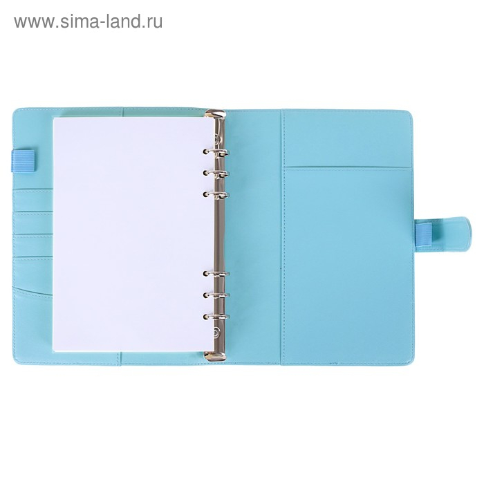 Органайзер на кольцах А5, 90 листов в линейку, с хлястиком, МИКС Органайзер на кольцах А5, 90 листов в линейку, с хлястиком, МИКС