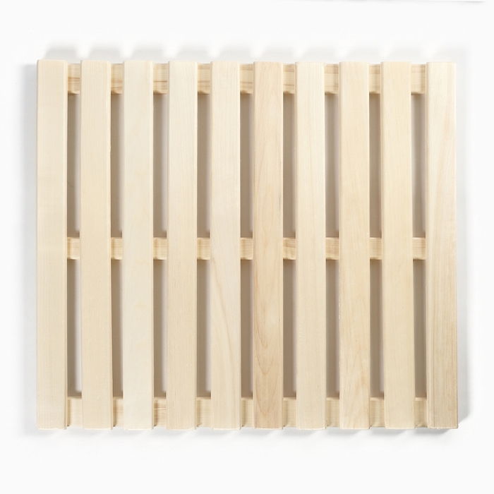 Решетка для пола из липы, 70х60х3 см Решетка для пола из липы, 70х60х3 см