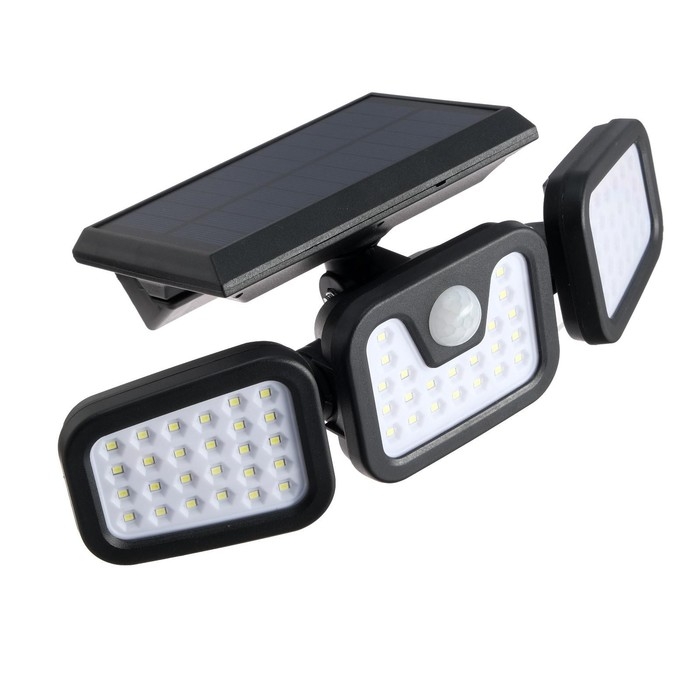 Светодиодный прожектор на солнечной батарее 20 Вт, выносная панель, 15 × 13 × 7 см, 6500К Светодиодный прожектор на солнечной батарее 20 Вт, выносная панель, 15 × 13 × 7 см, 6500К