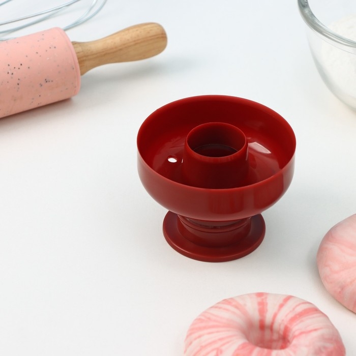 Форма для пончиков Доляна «Классика», 8,5×8,5×6 см, цвет МИКС Форма для пончиков Доляна «Классика», 8,5×8,5×6 см, цвет МИКС