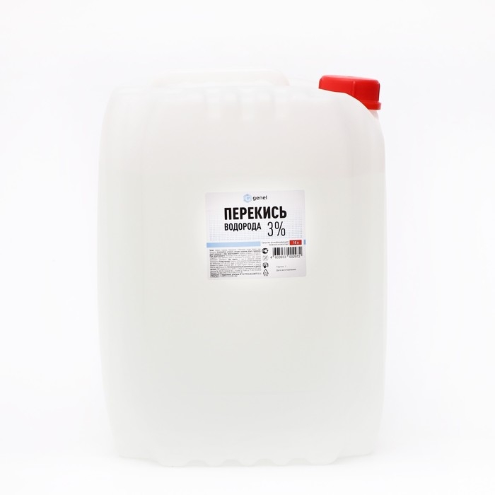Перекись водорода LekSa, 3 %, 10 л Перекись водорода LekSa, 3 %, 10 л