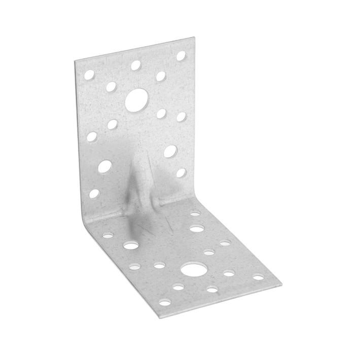 Уголок крепежный усиленный ТУНДРА krep, 85х85х60х2 мм, в упаковке 50 шт.