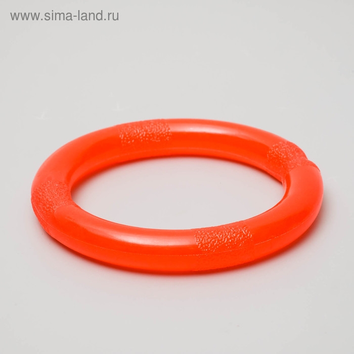 Игрушка Игрушка "Кольцо" большое, 14 см, каучук, красная