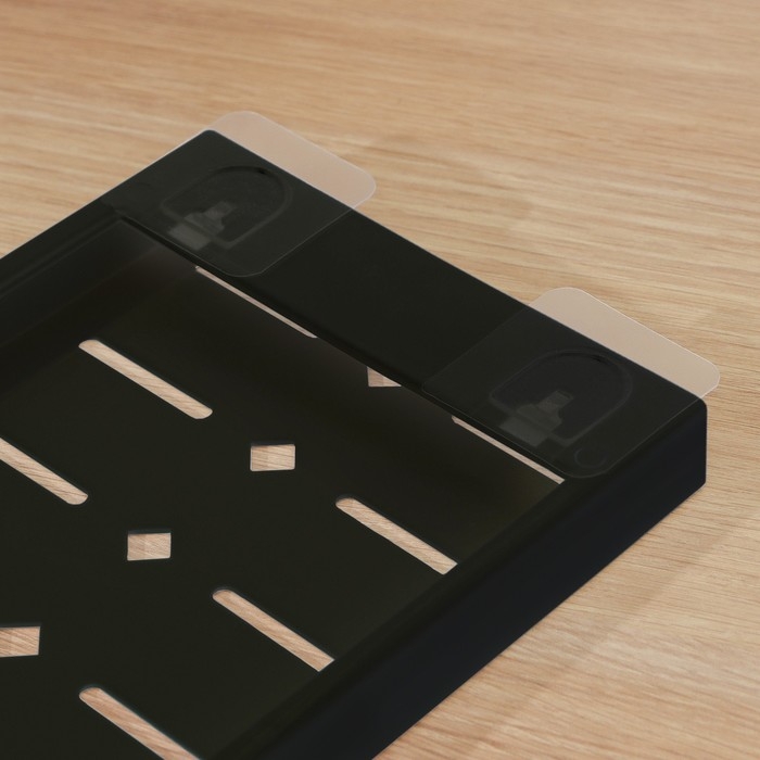 Держатель для ножей настенный Доляна «Вог», цвет чёрный