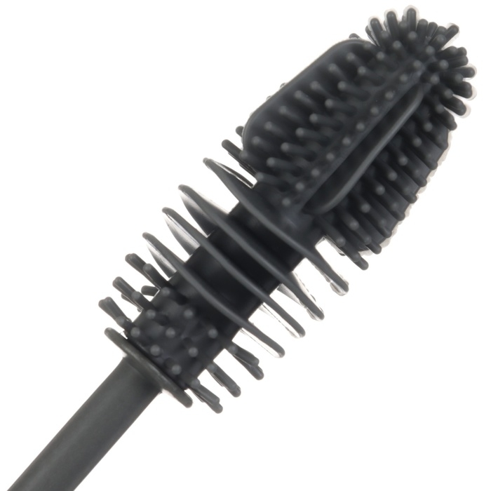 Ёршик для бутылочек и сосок силиконовый, цвет серый, 26 см, Крошка Я Ёршик для бутылочек и сосок силиконовый, цвет серый, 26 см, Крошка Я