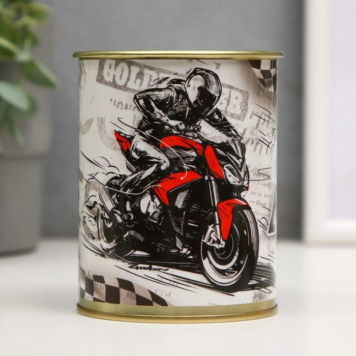 Копилка-банка металл Копилка-банка металл "Самому быстрому"