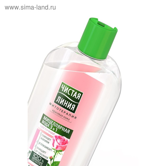 Мицеллярная вода Чистая линия 3 в 1 «Цветочная», 400 мл Мицеллярная вода Чистая линия 3 в 1 «Цветочная», 400 мл