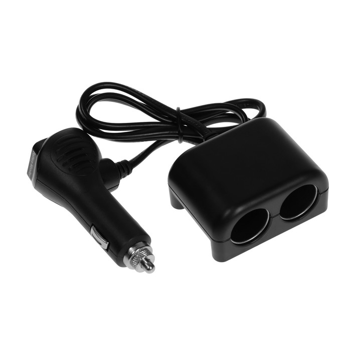 Разветвитель прикуривателя TORSO, с вольтметром, USB 3.1 А, провод 70 см Разветвитель прикуривателя TORSO, с вольтметром, USB 3.1 А, провод 70 см