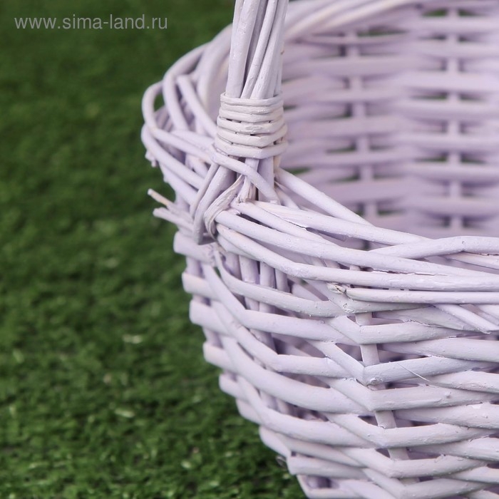 Корзина плетеная, 20×20×11,5/25 см, ива Корзина плетеная, 20×20×11,5/25 см, ива