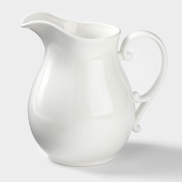 Кувшин фарфоровый Wilmax, 1,15 л, цвет белый Кувшин фарфоровый Wilmax, 1,15 л, цвет белый