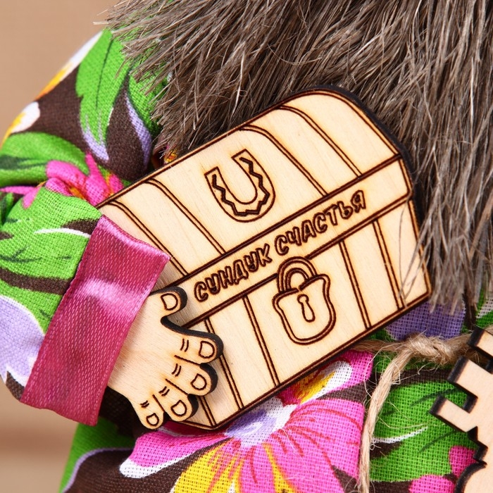 Оберег Оберег "Домовой Счастливчик", 19 см