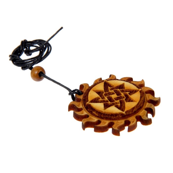 Оберег Оберег "Звезда Лады Богородицы" кедр, защитник женщин и девушек