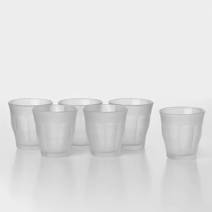 Набор стеклянных матовых стаканов PICARDIE, 250 мл, 6 шт Набор стеклянных матовых стаканов PICARDIE, 250 мл, 6 шт
