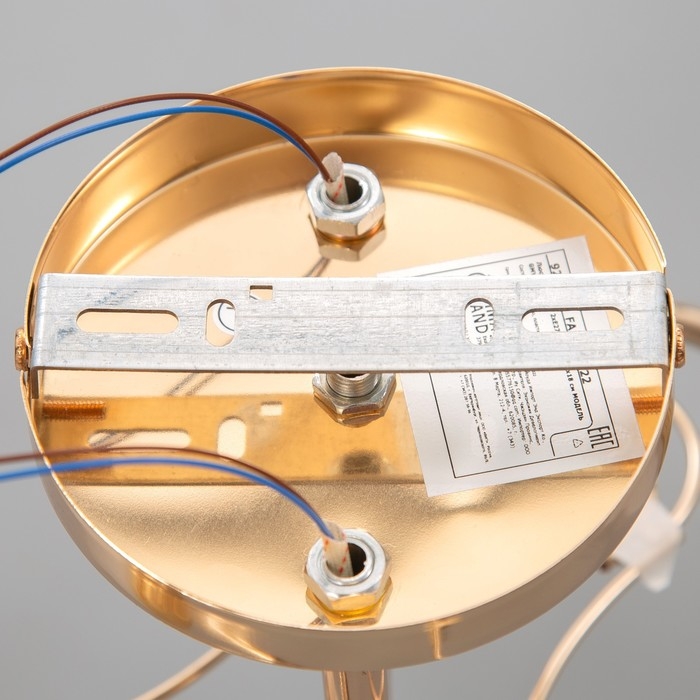 Люстра Люстра "Олана" 2хЕ27 40Вт золото 43х27х18 см BayerLux