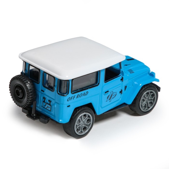 Машина металлическая «Джип», инерционная, цвет синий Машина металлическая «Джип», инерционная, цвет синий