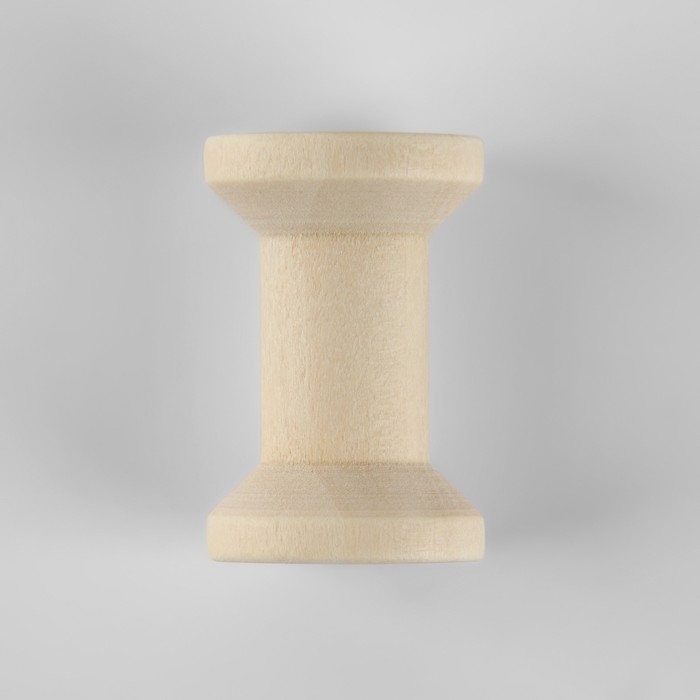 Набор деревянных катушек без покрытия, 15 шт, d = 2 × 3 см