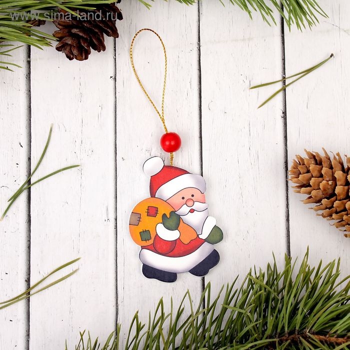 Подвеска новогодняя «Дедушка с мешком» Подвеска новогодняя «Дедушка с мешком»
