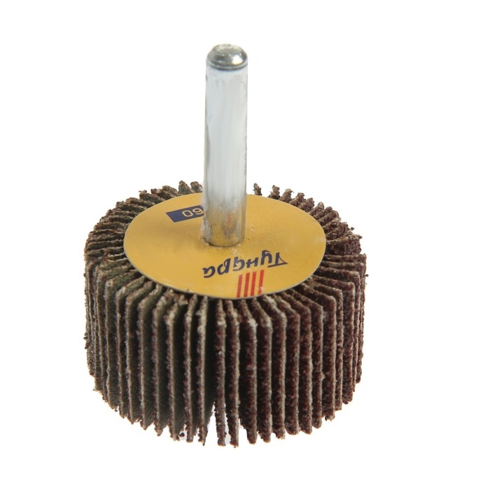 Круг лепестковый радиальный ТУНДРА, 40 х 20 х 6 мм, Р60 Круг лепестковый радиальный ТУНДРА, 40 х 20 х 6 мм, Р60