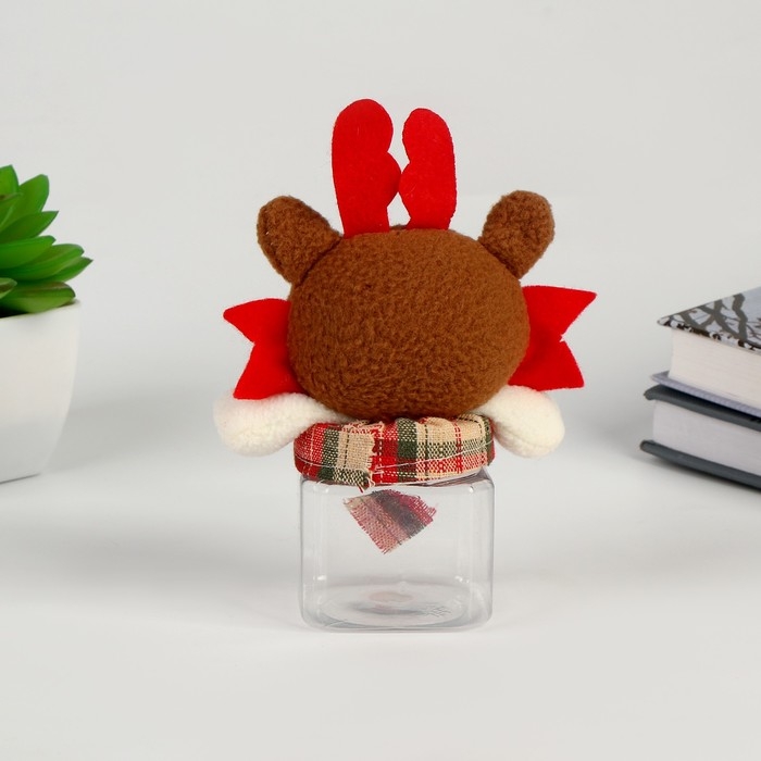 Новый год! Конфетница «Олень», цвета МИКС Новый год! Конфетница «Олень», цвета МИКС