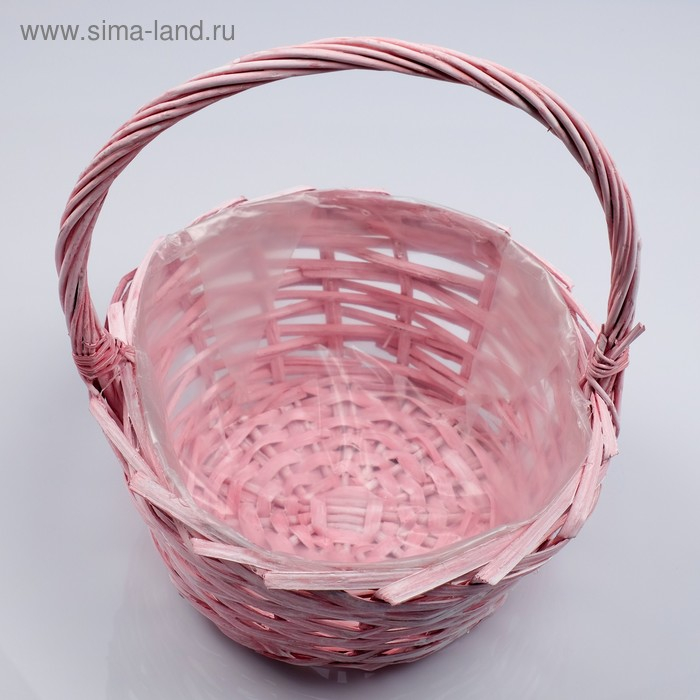 Набор корзин &laquo;Плетёнка&raquo;, 3 шт, 30&times;13/34 см, 25&times;11/31 см, 20&times;9/25 см, ива