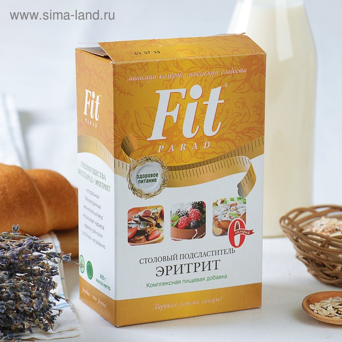 Столовый подсластитель Fitparad «Эритрит», 400 г Столовый подсластитель Fitparad «Эритрит», 400 г