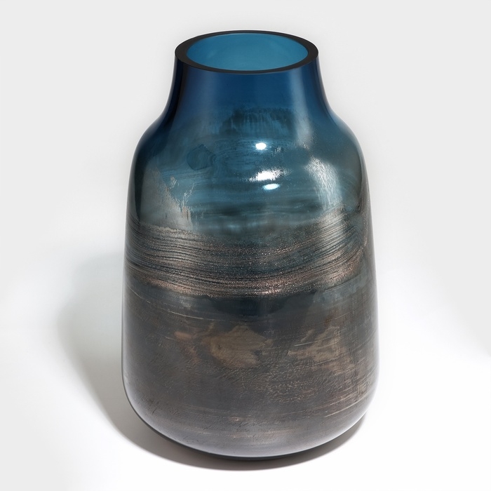 Ваза для цветов «Эльви» из цветного стекла 25 х 16 х 16 см Ваза для цветов «Эльви» из цветного стекла 25 х 16 х 16 см