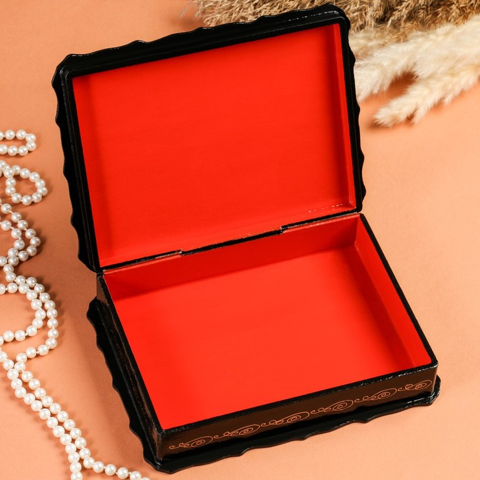 Шкатулка «Белые розы», 17×23×6 см, лаковая миниатюра Шкатулка «Белые розы», 17×23×6 см, лаковая миниатюра