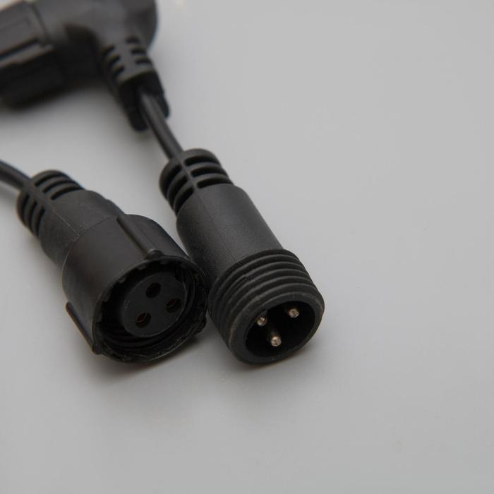 Гирлянда «Занавес» 2 × 6 м, IP44, УМС, тёмная нить, 1440 LED, свечение мульти, 220 В Гирлянда «Занавес» 2 × 6 м, IP44, УМС, тёмная нить, 1440 LED, свечение мульти, 220 В