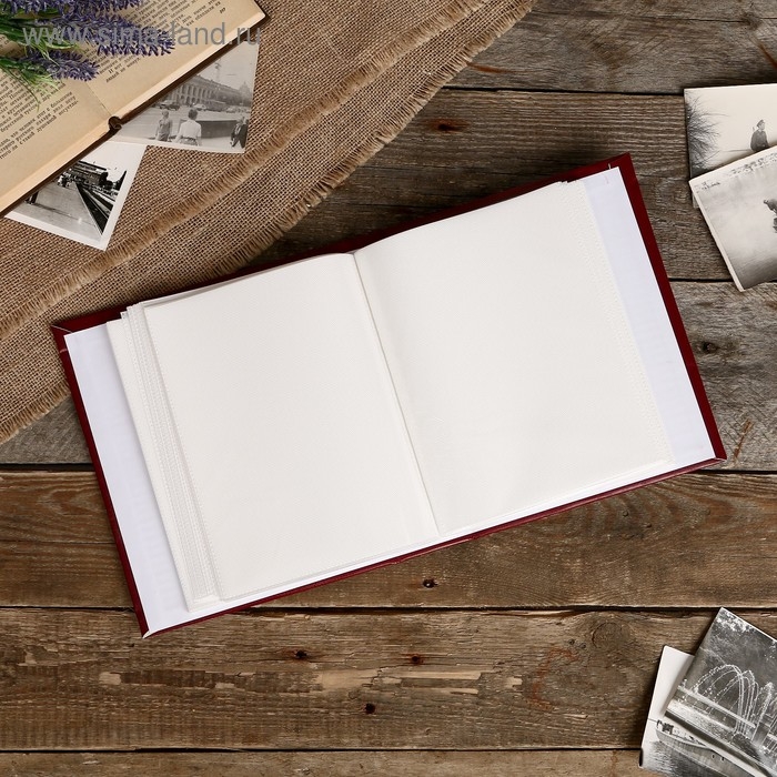 Фотоальбом Fotografia на 100 фото, 15x21 см Фотоальбом Fotografia на 100 фото, 15x21 см "Классика" красный