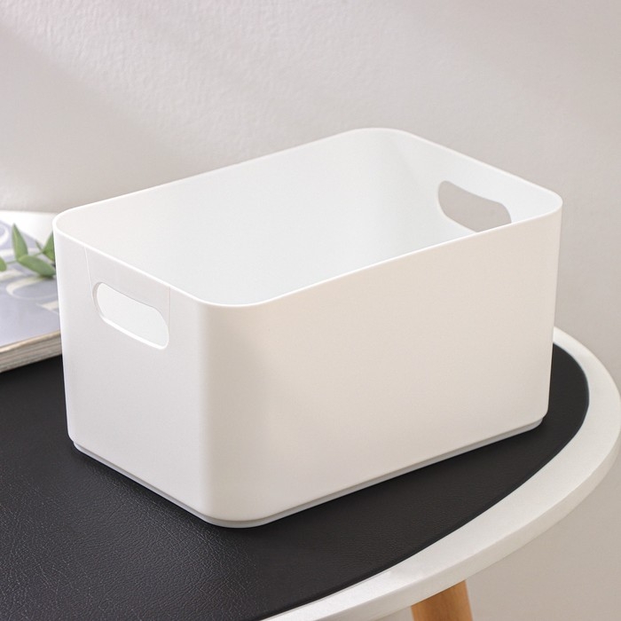 Корзина для хранения Joy, 2,3 л, 23×16×12 см, цвет белый Корзина для хранения Joy, 2,3 л, 23×16×12 см, цвет белый