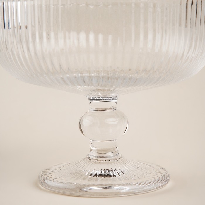 Креманка стеклянная SL Home «Модерн», 300 мл, 12×10 см, цвет прозрачный