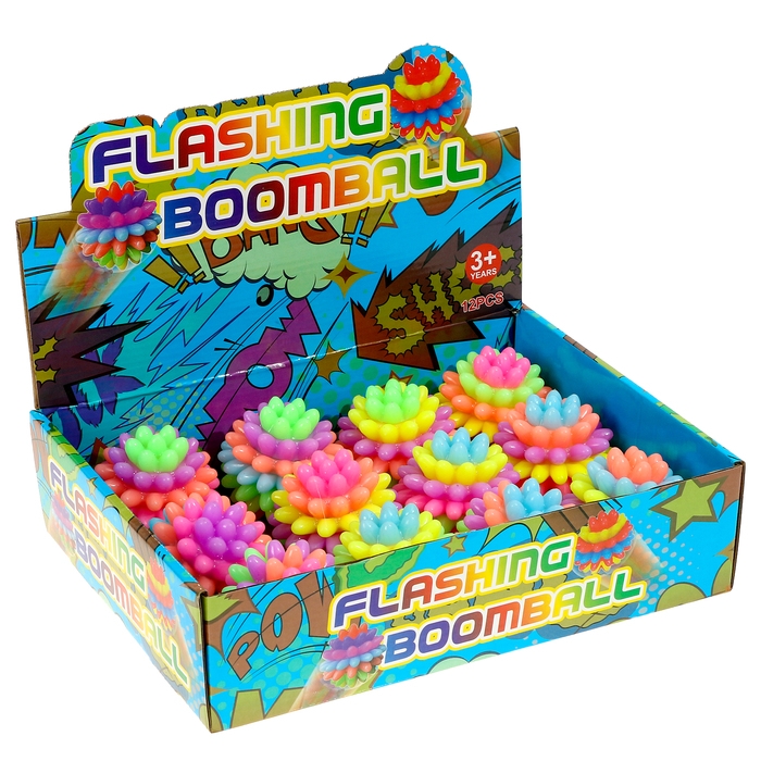 Мяч световой «Коралл», цвета МИКС Мяч световой «Коралл», цвета МИКС