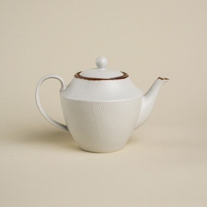 Чайник заварочный фарфоровый SL Home «Волна в камне», 1 л, 22×13×15,5 см, цвет белый Чайник заварочный фарфоровый SL Home «Волна в камне», 1 л, 22×13×15,5 см, цвет белый