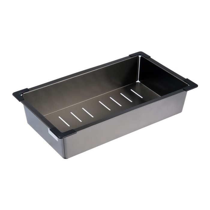 Корзина для сушки на раковину AFLORN AF90234F, 37х21х8 см, нержавеющая сталь, графит Корзина для сушки на раковину AFLORN AF90234F, 37х21х8 см, нержавеющая сталь, графит