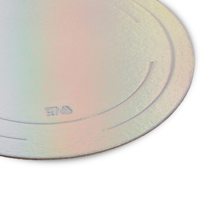 Подложка усиленная, 30 см, серебро-перламутр, 3,2 мм Подложка усиленная, 30 см, серебро-перламутр, 3,2 мм