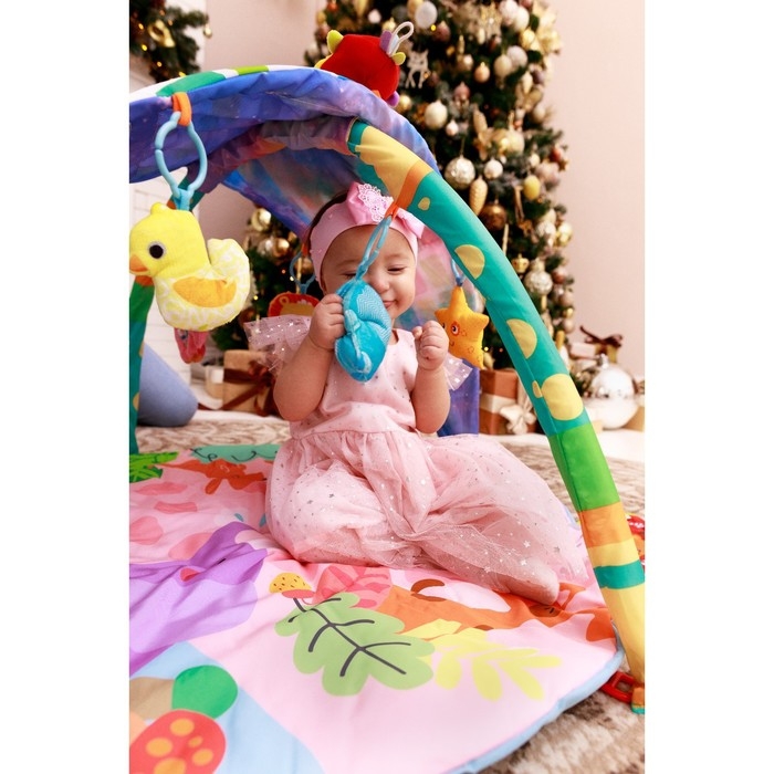 Развивающий коврик «Слоник», с дугами, тент, 70х53х0,5 Развивающий коврик «Слоник», с дугами, тент, 70х53х0,5