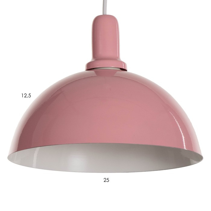 Светильник BayerLux "Локи" 1x40Вт E27 розовый