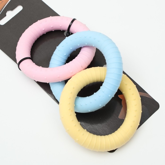 Игрушка плавающая для собак Игрушка плавающая для собак "Кольца" Пижон Premium, вспененный TPR, 16 см