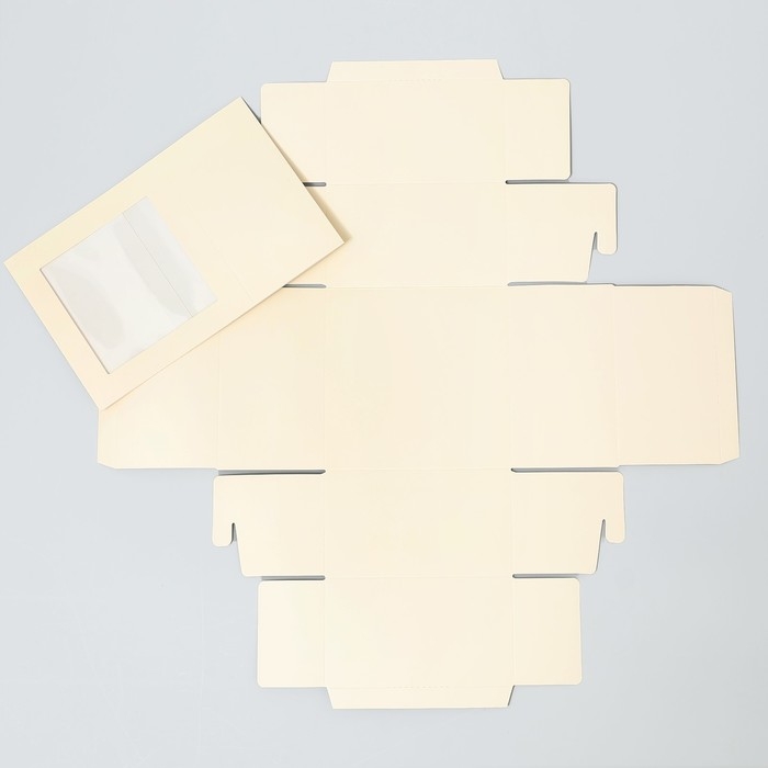 Коробка-фоторамка подарочная складная, упаковка, «Топленое молоко», 14 х 14 х 8 см Коробка-фоторамка подарочная складная, упаковка, «Топленое молоко», 14 х 14 х 8 см