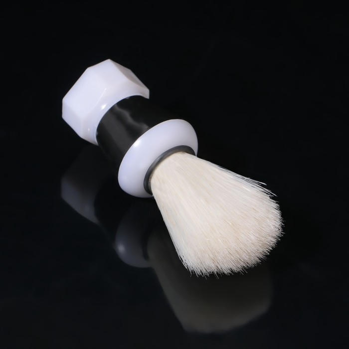 Помазок для бритья, пластиковый, цвет чёрный Помазок для бритья, пластиковый, цвет чёрный