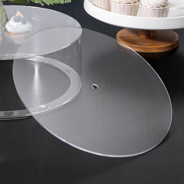 Фальшярус для торта, цилиндр, d=30 см, h=12 см, цвет прозрачный Фальшярус для торта, цилиндр, d=30 см, h=12 см, цвет прозрачный